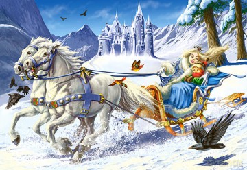 Castor 120 El. Królowa Śniegu [PUZZLE]