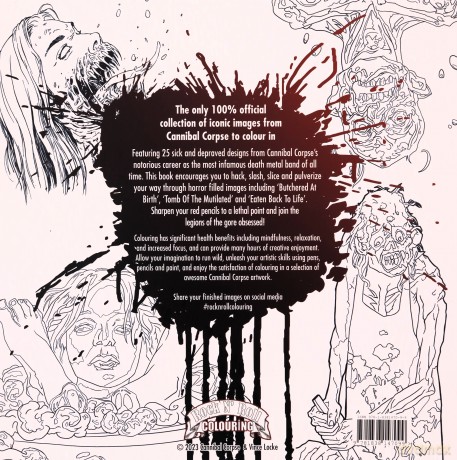 Official Cannibal Corpse Colouring Book [KSIĄŻKA]