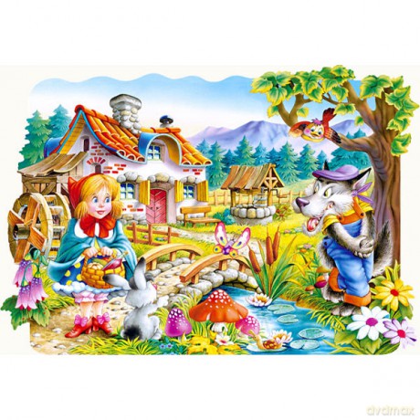 Castor 20 El. Maxi Czerwony Kapturek 02160 [PUZZLE]