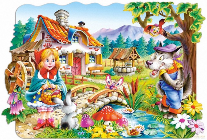 Castor 20 El. Maxi Czerwony Kapturek 02160 [PUZZLE]