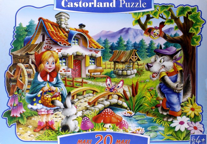 Castor 20 El. Maxi Czerwony Kapturek 02160 [PUZZLE]