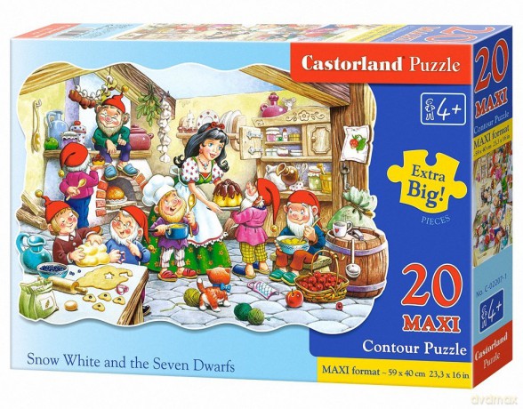 Castor 20 El.Maxi Królewna Śnieżka 02207 [PUZZLE]
