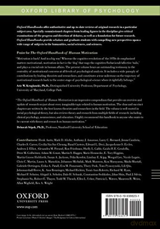 Oxford Handbook Of Human Motivation - Richard M. Ryan [KSIĄŻKA]
