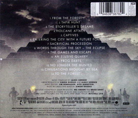 Apocalypto soundtrack [CD]