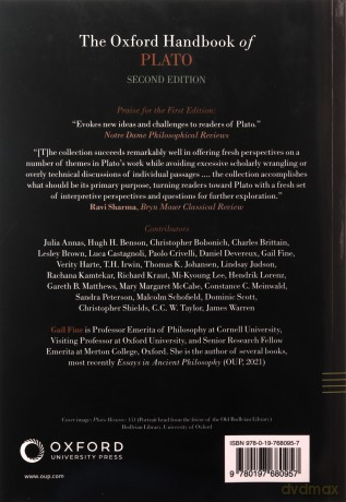 Oxford Handbook Of Plato [KSIĄŻKA]