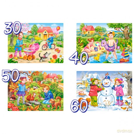 Castor 4w1 El. Cztery Pory Roku 04171 [PUZZLE]