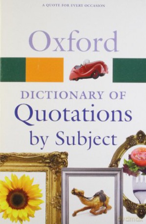 Oxford Quotations By Subject - Susan Ratcliffe [KSIĄŻKA]