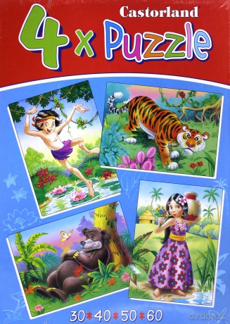 Castor 4w1 Księga Dżungli 04157 [PUZZLE]