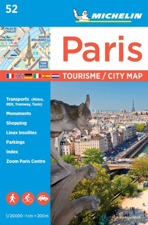 Paris City Plan 52 - Michelin [KSIĄŻKA]