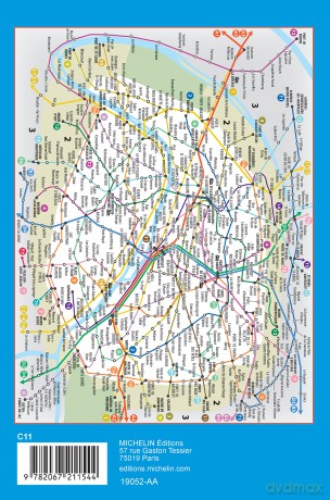 Paris City Plan 52 - Michelin [KSIĄŻKA]