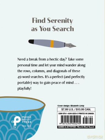 Pause for Puzzles: Word Searches for Tranquility - Eric Berlin [KSIĄŻKA]