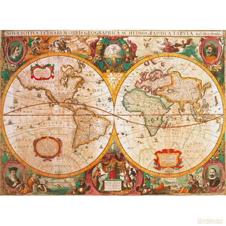 Clementoni 1000 El. Antyczna Mapa [PUZZLE]