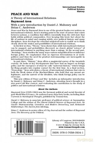 Peace and War: A Theory of International Relations - Raymond Aron [KSIĄŻKA]