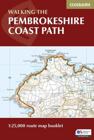 Pembrokeshire Coast Path Map Booklet - Cicerone Press [KSIĄŻKA]