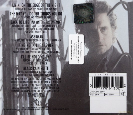 Black Rain soundtrack (Czarny Deszcz) [CD]