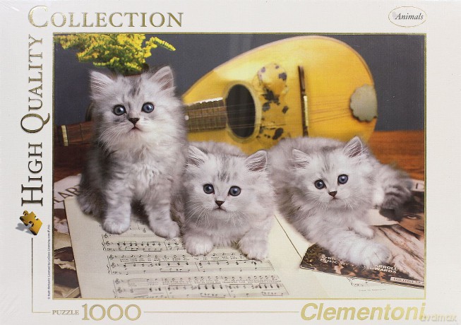 Clementoni 1000 El. Muzykalne Koty [PUZZLE]