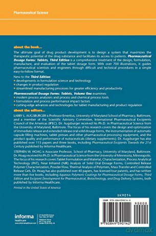 Pharmaceutical Dosage Forms Vol 1 - Larry L Augsburger [KSIĄŻKA]