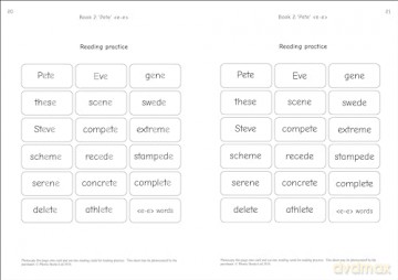 Phonic Books Dandelion Readers Split Vowel Spellings Activities: Photocopiable Activities Accompanying Dandelion Readers Split Vowel Spellings Set (Phonic Books Beginner Decodable Readers) - Phonic Books [KSIĄŻKA]