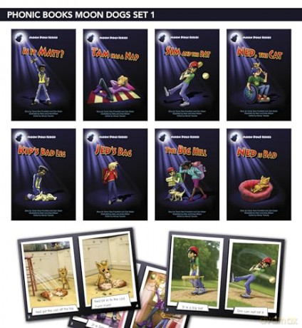 Phonic Books Moon Dogs Set 1 - Phonic Books [KSIĄŻKA]