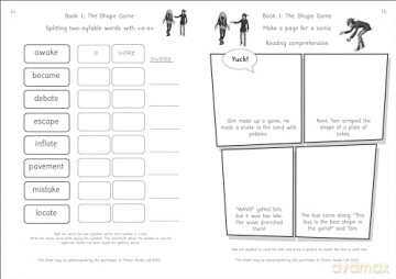 Phonic Books Moon Dogs Split Vowel Spellings Activities: Photocopiable Activities Accompanying Moon Dogs Split Vowel Spellings Books for Older Readers (silent 'e') (Phonic Books Catch Up Readers) - Phonic Books [KSIĄŻKA]