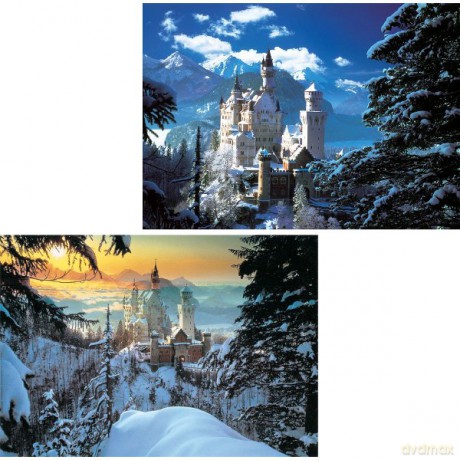 Clementoni 1000 El. Zamek 2 Wzory [PUZZLE]