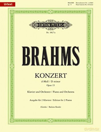 Piano Concerto No 1 In D Minor Op 15 - Johannes Brahms [KSIĄŻKA]