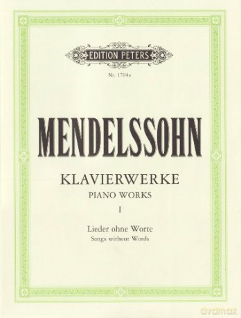 Piano Works Vol 1 - Felix Mendelssohn [KSIĄŻKA]