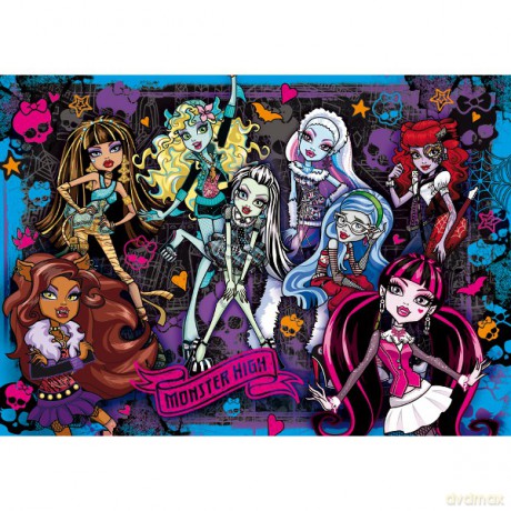 Clementoni 104 El. 3d Monster High [PUZZLE]