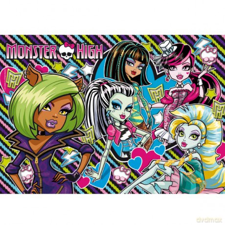 Clementoni 104 El. Monster High [PUZZLE]