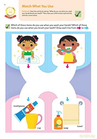 Play Smart Skill Builders: Challenging - Age 2-3: Pre-K Activity Workbook: Learn Essential First Skills: Tracing, Maze, Shapes, Numbers, Letters: 90+ Stickers: Wipe-Clean Activity-Board - Gakken Early Childho [KSIĄŻKA]