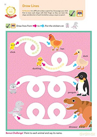 Play Smart Skill Builders: Challenging - Age 2-3: Pre-K Activity Workbook: Learn Essential First Skills: Tracing, Maze, Shapes, Numbers, Letters: 90+ Stickers: Wipe-Clean Activity-Board - Gakken Early Childho [KSIĄŻKA]