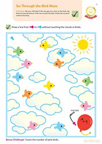 Play Smart Skill Builders: Challenging - Age 2-3: Pre-K Activity Workbook: Learn Essential First Skills: Tracing, Maze, Shapes, Numbers, Letters: 90+ Stickers: Wipe-Clean Activity-Board - Gakken Early Childho [KSIĄŻKA]
