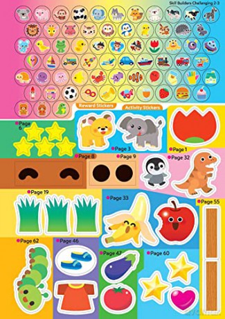 Play Smart Skill Builders: Challenging - Age 2-3: Pre-K Activity Workbook: Learn Essential First Skills: Tracing, Maze, Shapes, Numbers, Letters: 90+ Stickers: Wipe-Clean Activity-Board - Gakken Early Childho [KSIĄŻKA]