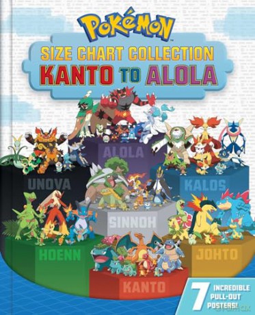 Pokémon Size Chart Collection: Kanto to Alola - Pikachu Press [KSIĄŻKA]
