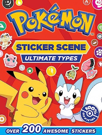Pokemon Ultimate Types Sticker Scene - Pokemon [KSIĄŻKA]