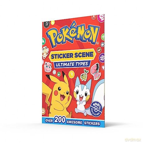 Pokemon Ultimate Types Sticker Scene - Pokemon [KSIĄŻKA]