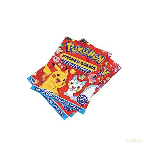 Pokemon Ultimate Types Sticker Scene - Pokemon [KSIĄŻKA]