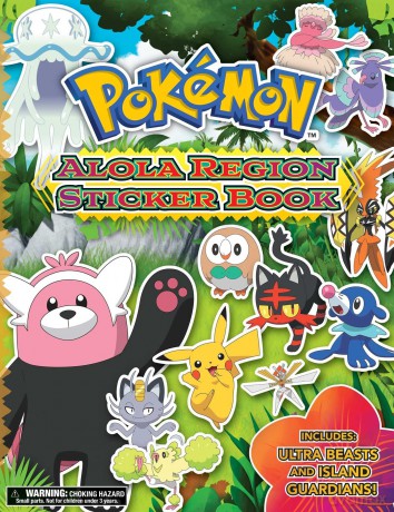 Pokmon Alola Region Sticker Book - The Pokemon Company [KSIĄŻKA]