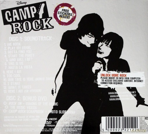 Camp Rock soundtrack (International Version) [CD]+[DVD]