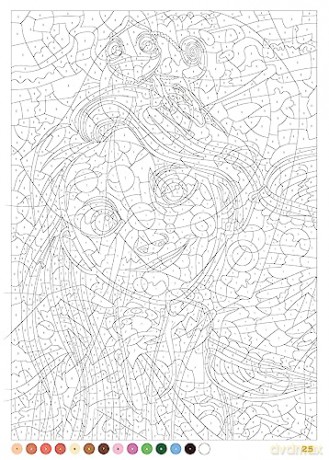 Portraits Coloriages - Claire Andrieu [KSIĄŻKA]