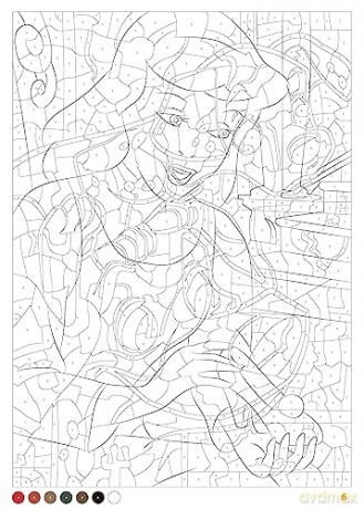 Portraits Coloriages - Claire Andrieu [KSIĄŻKA]
