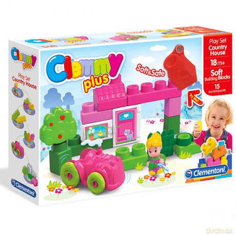 Clementoni Klocki Clemmy Blockscasetta [KLOCKI]