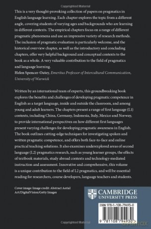 Pragmatics In English Language Learning - Edited By Nicola Hal [KSIĄŻKA]