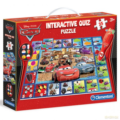 Clementoni Quiz Interaktywne Puzzle Cars [PUZZLE]