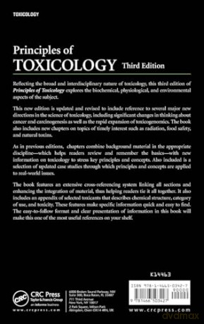 Principles Of Toxicology Third Edition - Karen E. Stine [KSIĄŻKA]