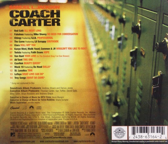 Coach Carter soundtrack (Trener) [CD]