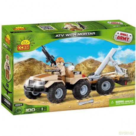Cobi Armia Quad Z Moździeżem Desert 100 [KLOCKI]