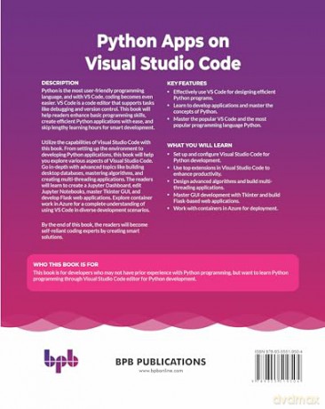 Python Apps on Visual Studio Code: Develop apps and utilize the true potential of Visual Studio Code (English Edition) - Swapnil Saurav [KSIĄŻKA]