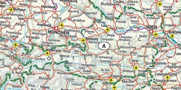 Railways + Ferries Railway Map Europe [KSIĄŻKA]