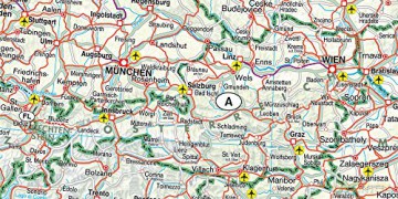 Railways + Ferries Railway Map Europe [KSIĄŻKA]